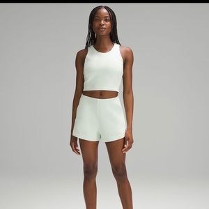 Ribbed softstreme cropped tank top